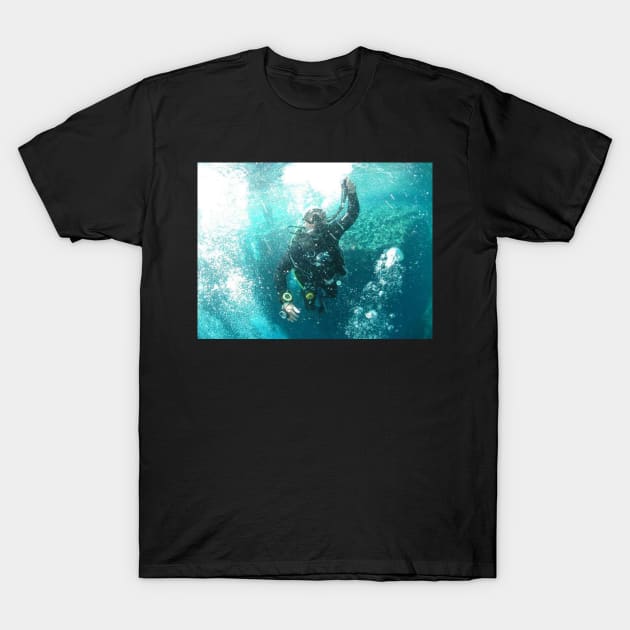 diver T-Shirt by Elmo48